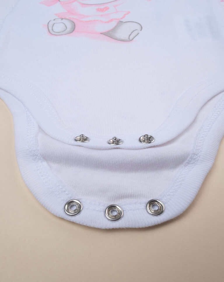 βρεφικά κορμάκια με λαγουδάκια πακέτο x5 για κορίτσι - Prénatal