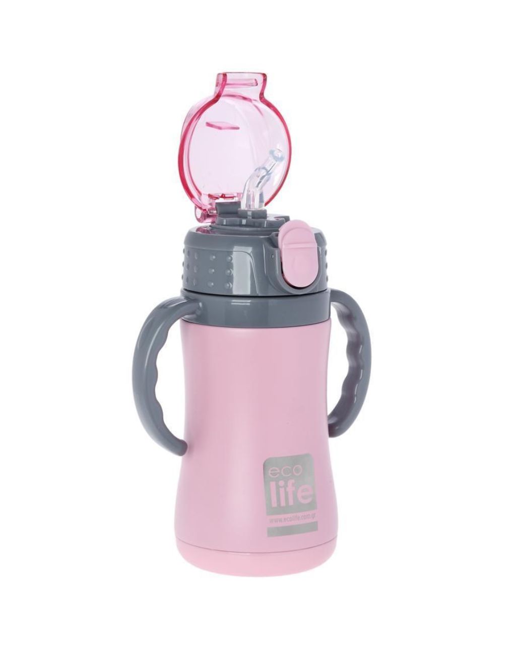 Ecolife ανοξείδωτο παγούρι kids thermos 300ml pink 33-bo-3005 - Ecolife