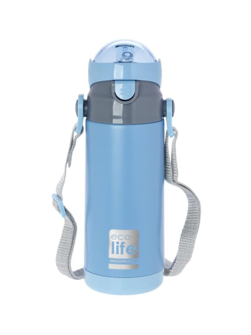 Ecolife ανοξείδωτο παγούρι kids thermos 400ml blue 33-bo-3008 - Ecolife