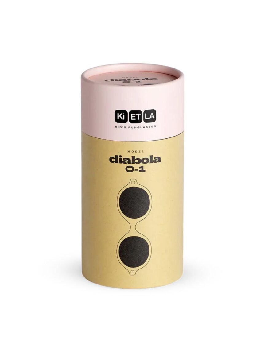 Kietla γυαλιά ηλίου diabola 0-1 ετών blush pink - kietla