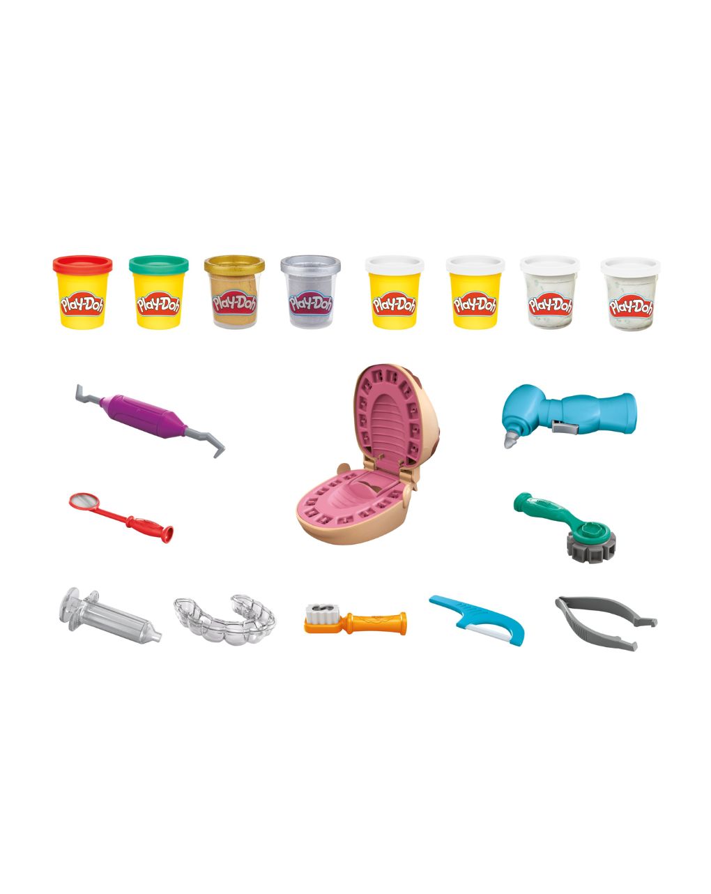 Play-doh drill n fill dentist οδοντίατρος f1259 - Play-Doh