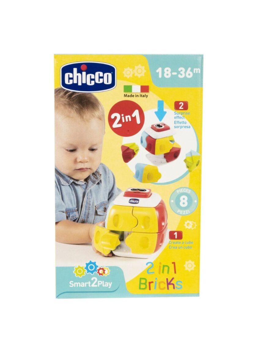 Chicco παιδικός κύβος ρούμπικ 2 σε 1 y02-10061-00 - Chicco