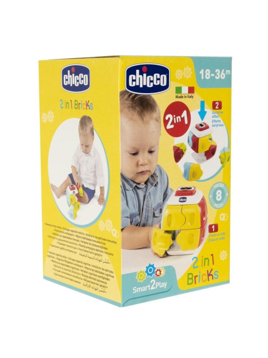 Chicco παιδικός κύβος ρούμπικ 2 σε 1 y02-10061-00 - Chicco