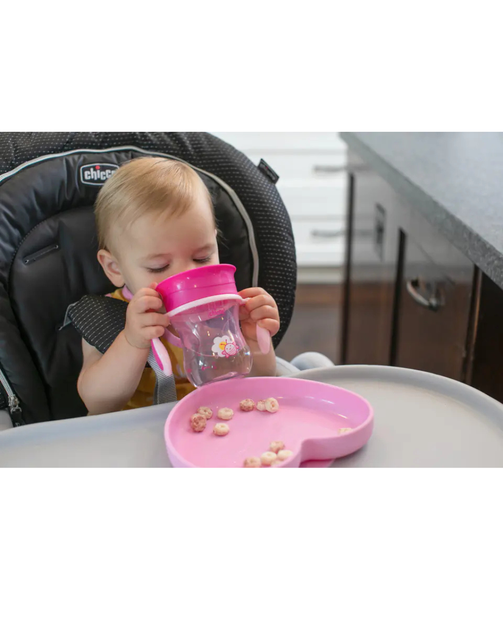 Chicco εκπαιδευτικό ποτηράκι perfect 360◦ 12m+ 200ml ροζ f04-06951-10 - Chicco