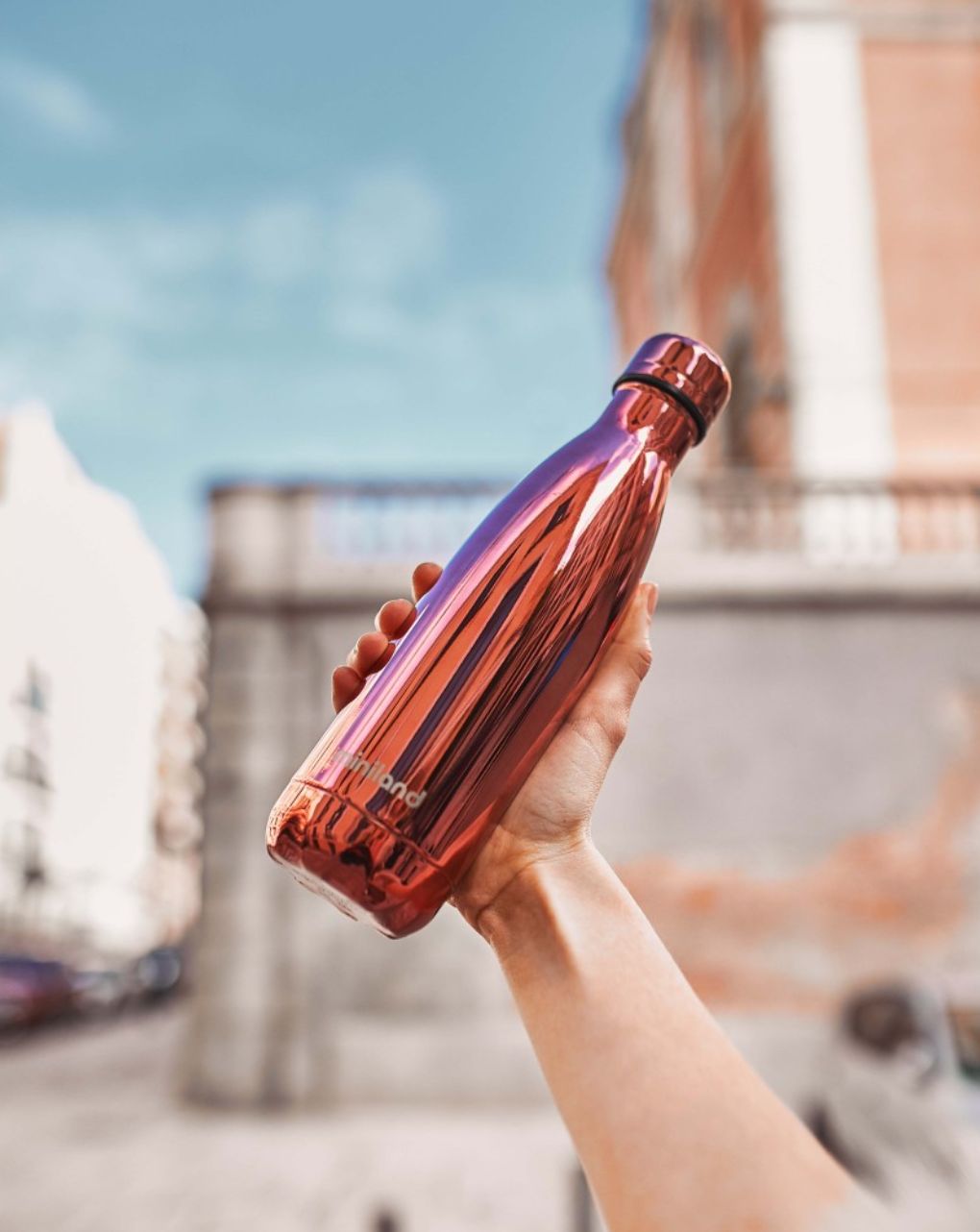 Miniland μπουκάλι θερμός deluxe 500ml rose gold ml89402 - Miniland