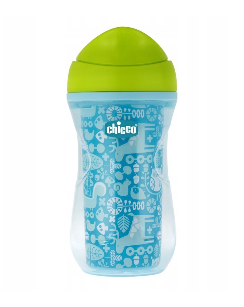 Chicco παγούρι 266ml active cup 14m+ μπλε (2 σχέδια) f04-06981-20-01 - Chicco
