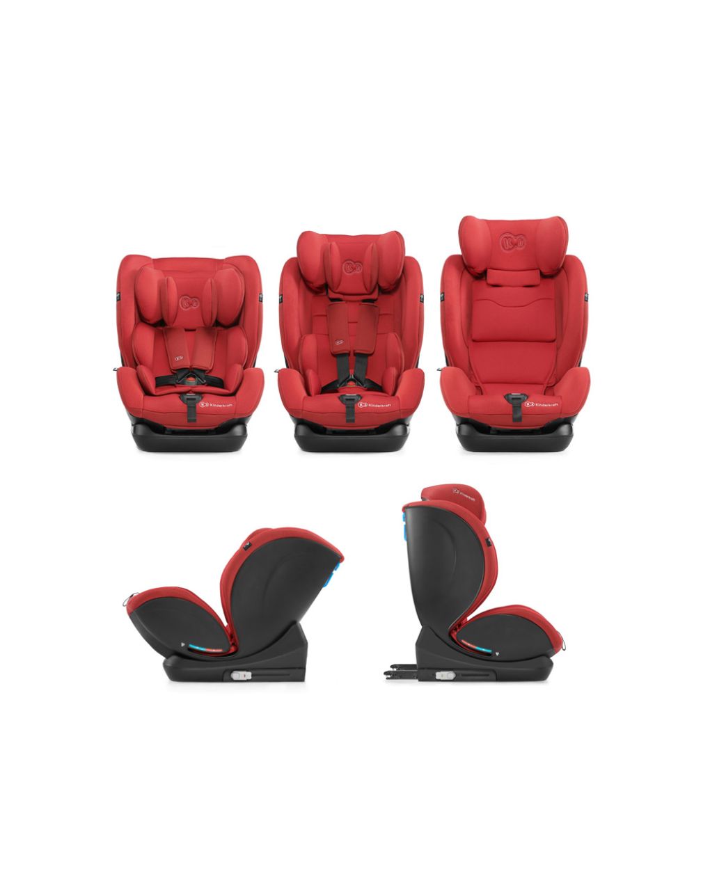 Kinderkraft κάθισμα αυτοκινήτου myway with isofix system, red - Kinderkraft