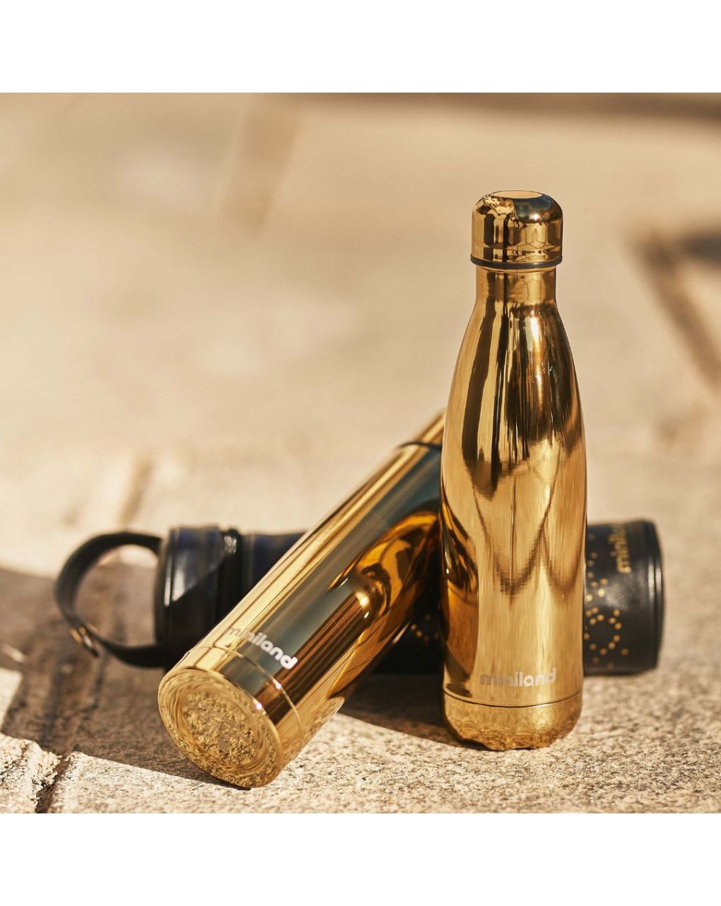 Miniland θερμός deluxe gold 500ml ml89404 - Miniland