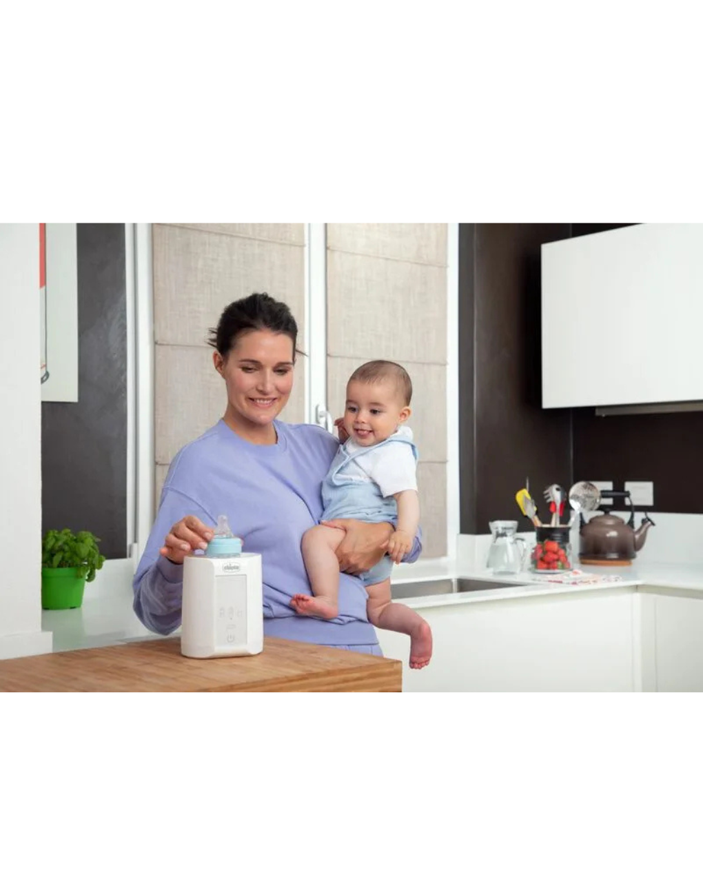 Chicco chome-travel bottle warmer θερμαντήρας μπιμπερό αυτοκινήτου e10-07389-10 - Chicco