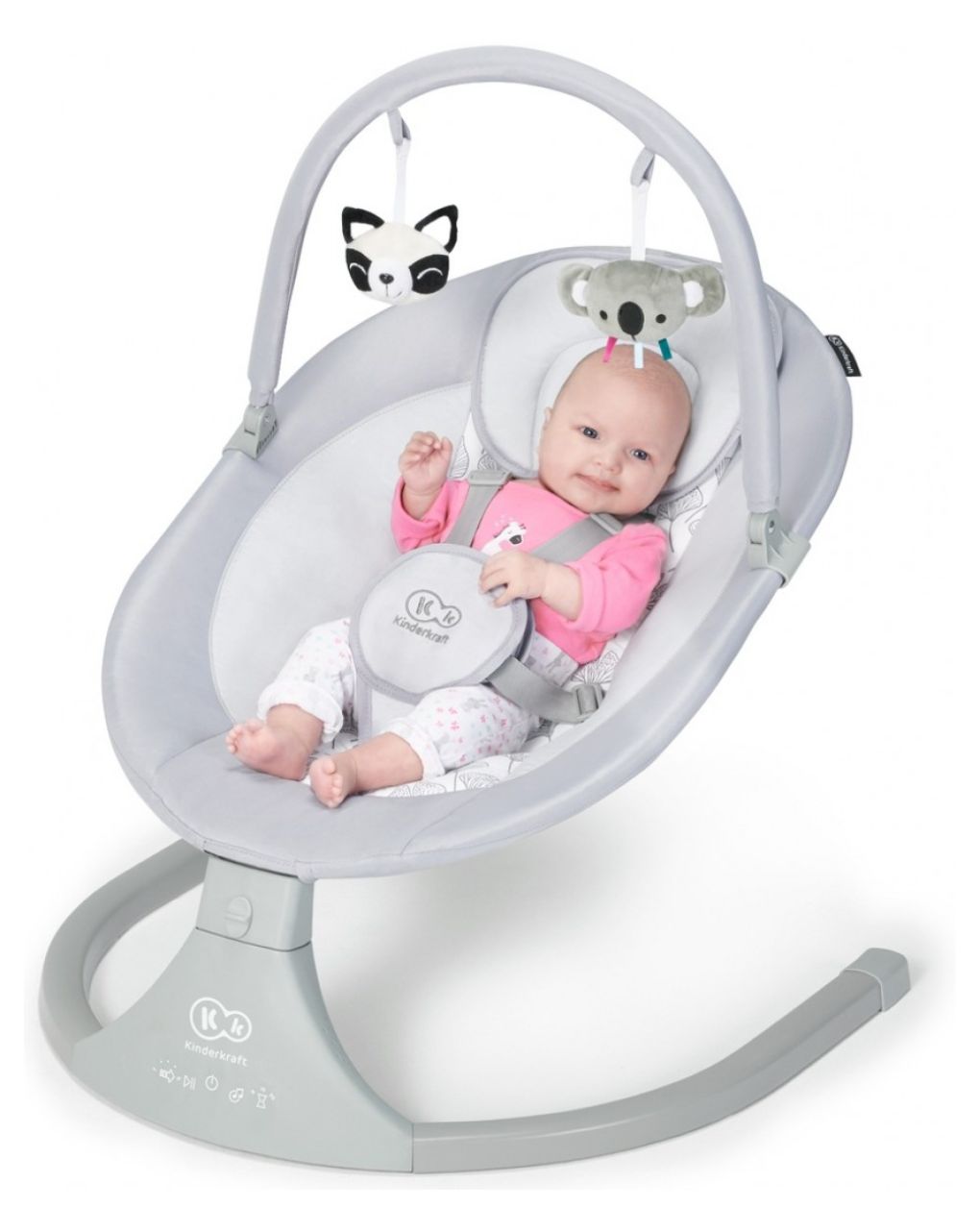 Kinderkraft relax μωρού κούνια luli grey - Kinderkraft