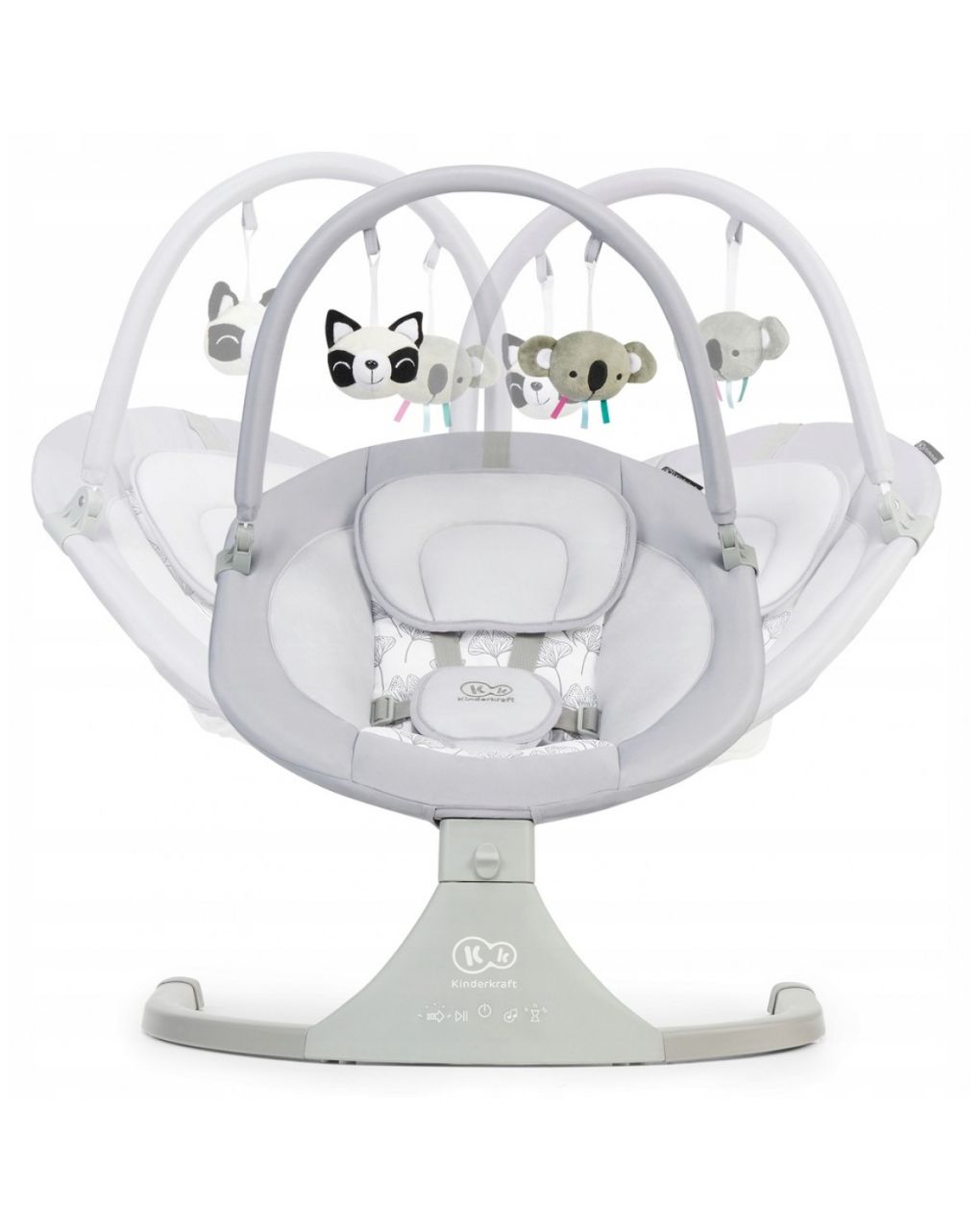 Kinderkraft relax μωρού κούνια luli grey - Kinderkraft