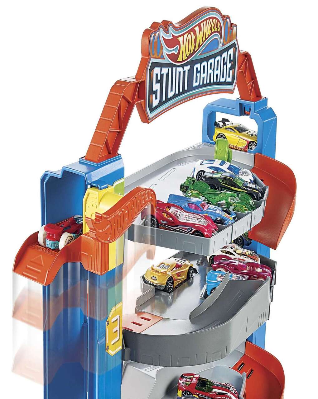 Mattel hot wheels city stunt γκαράζ play set gnl70 - Hot wheels