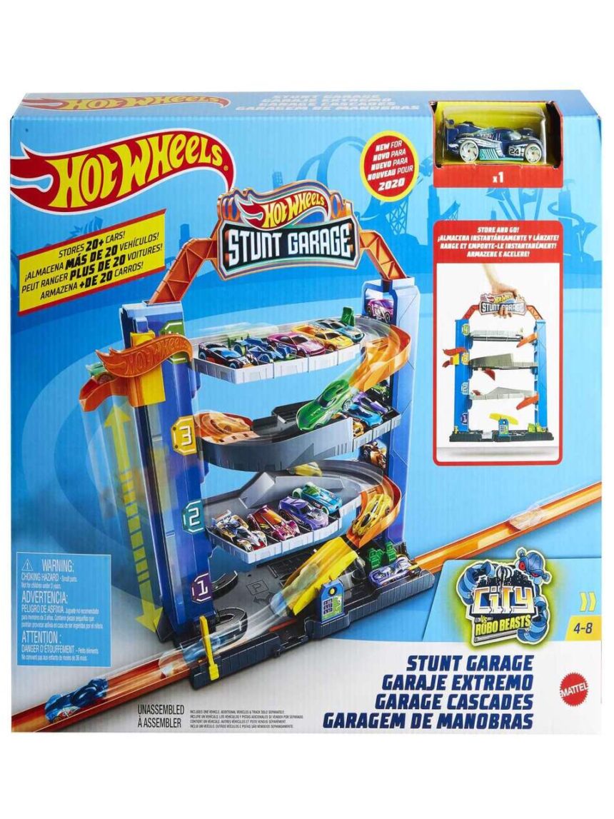Hot wheels λαμπάδα city stunt γκαράζ play set gnl70 - Hot wheels