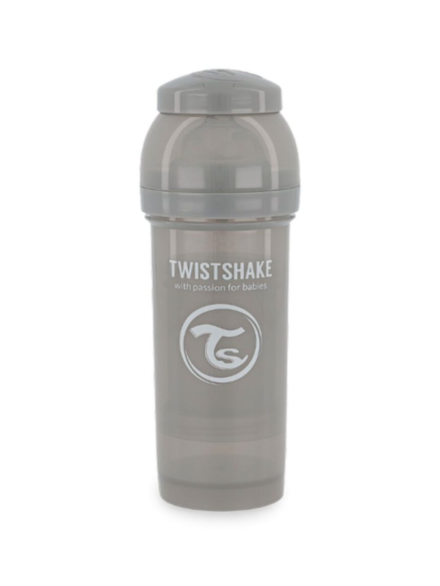 Twistshake μπιμπερό κατά των κολικών 260ml pastel grey 32-08-78260 - Twistshake