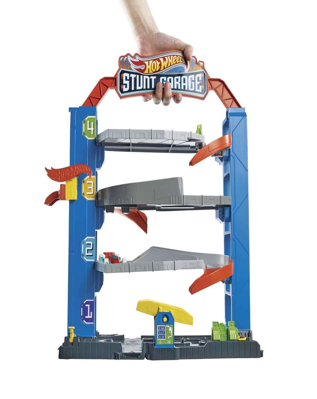 Mattel hot wheels city stunt γκαράζ play set gnl70 - Hot wheels