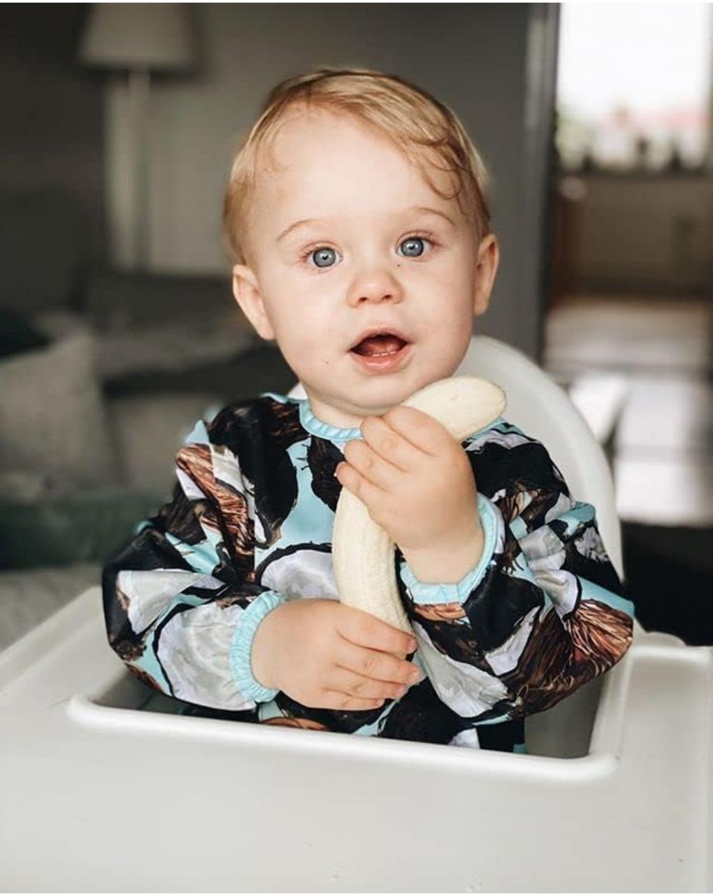 Twistshake μακρυμάνικη σαλιάρα coconut 32-08-78509 - Twistshake