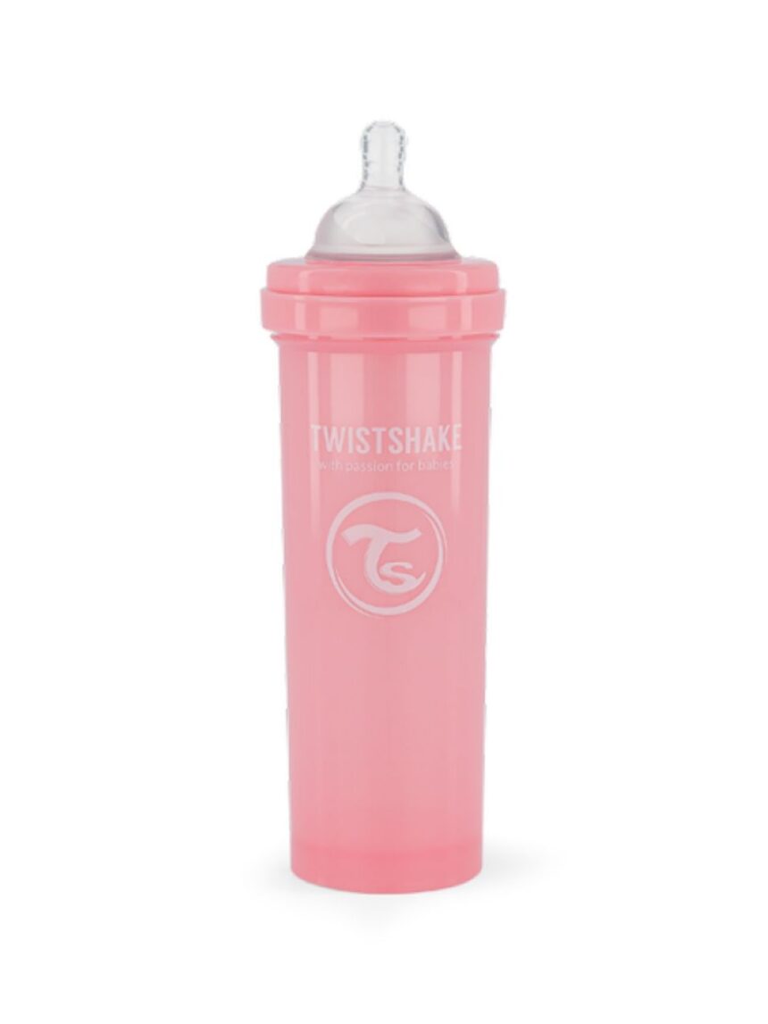 Twistshake μπιμπερό κατά των κολικών 330ml pastel pink 32-08-78261 - Twistshake
