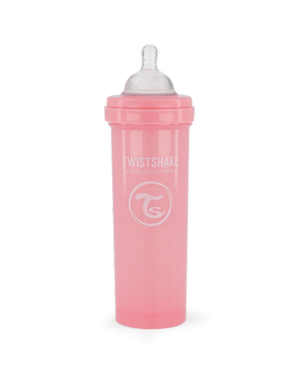 Twistshake μπιμπερό κατά των κολικών 330ml pastel pink 32-08-78261 - Twistshake