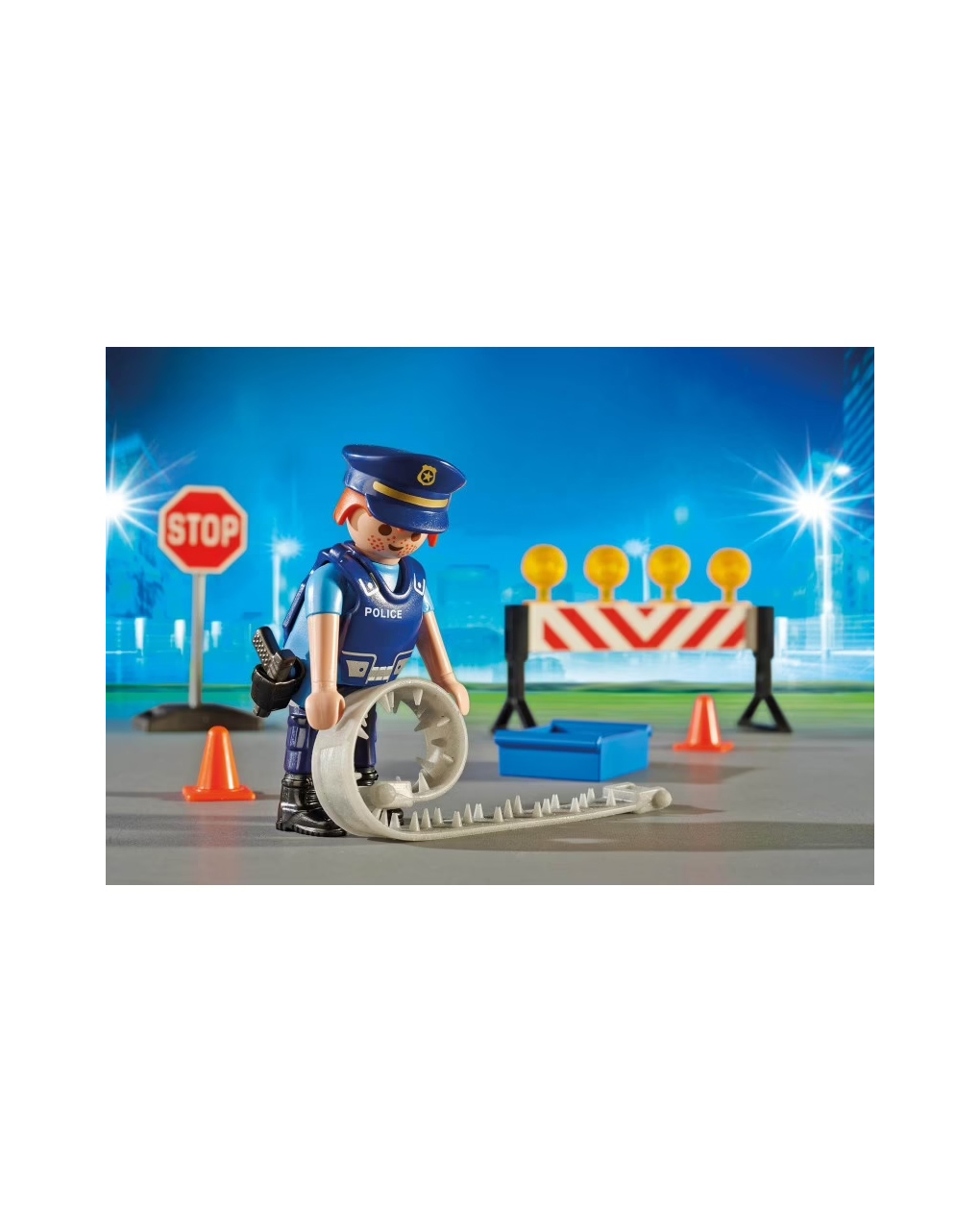 Playmobil city action οδόφραγμα αστυνομίας 6924 - Playmobil, Playmobil City Action