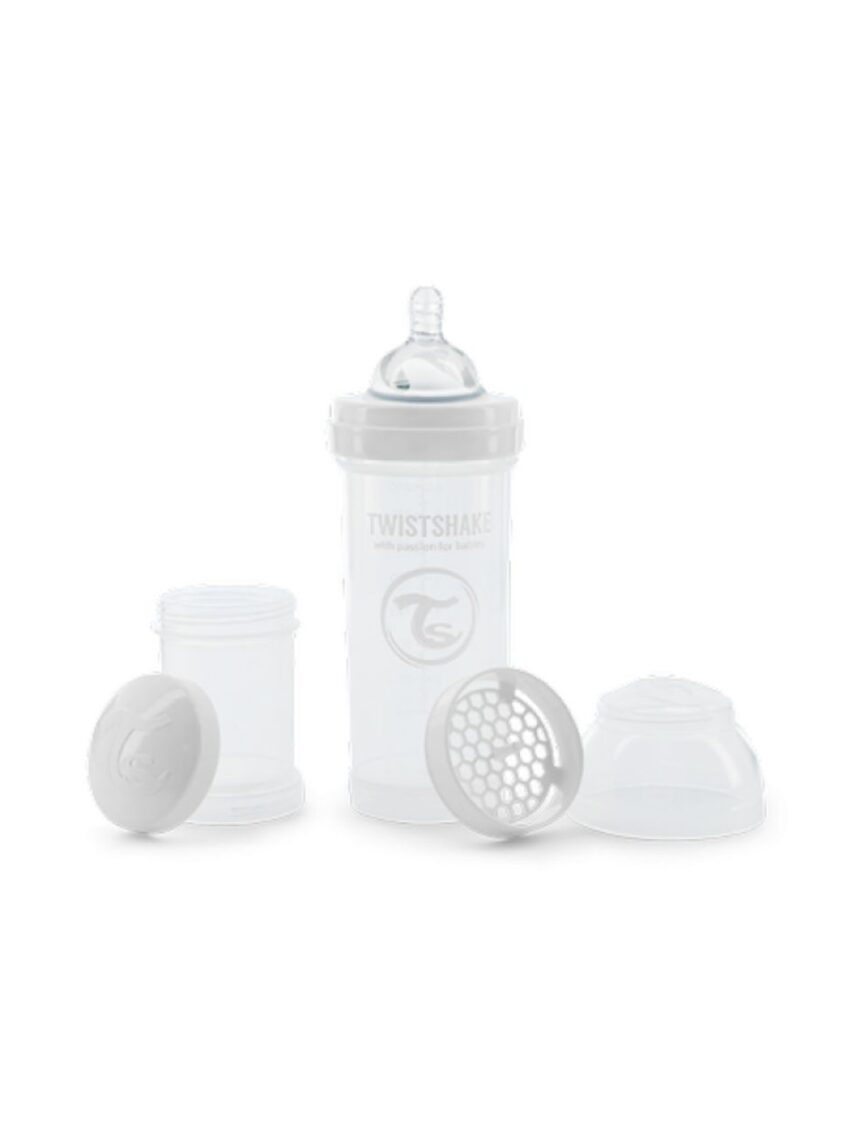Twistshake μπιμπερό κατά των κολικών 260ml white 32-08-78012 - Twistshake