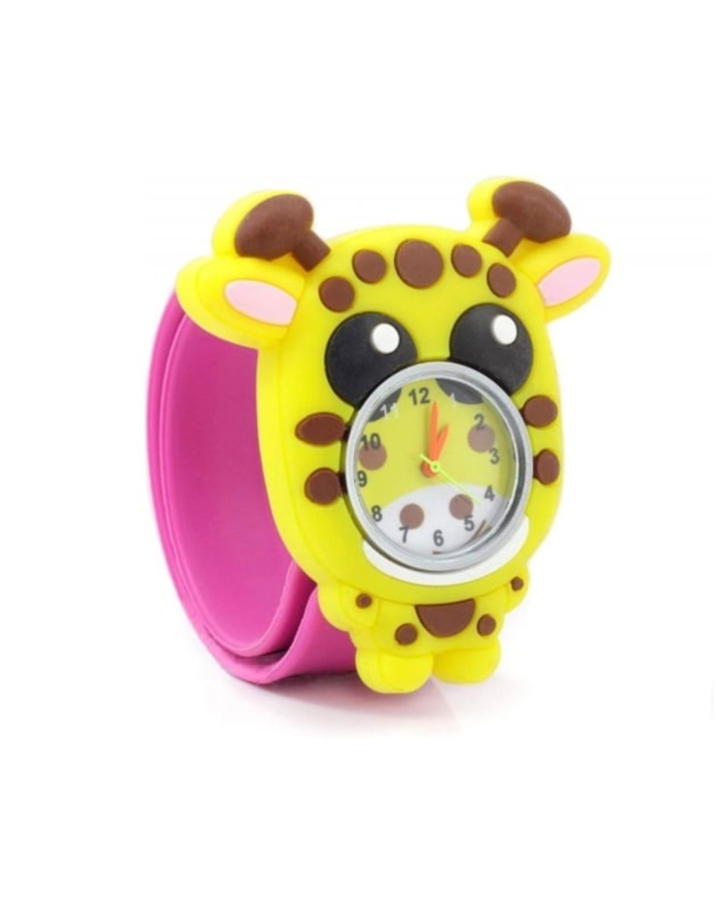 Wacky watches παιδικό ρολόι με λουράκι σιλικόνης slap καμηλοπάρδαλη 14482312 - Wacky Watches