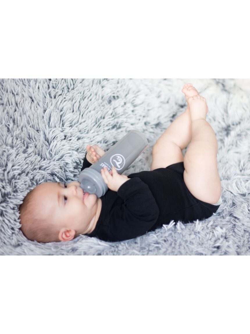 Twistshake μπιμπερό κατά των κολικών 260ml pastel grey 32-08-78260 - Twistshake