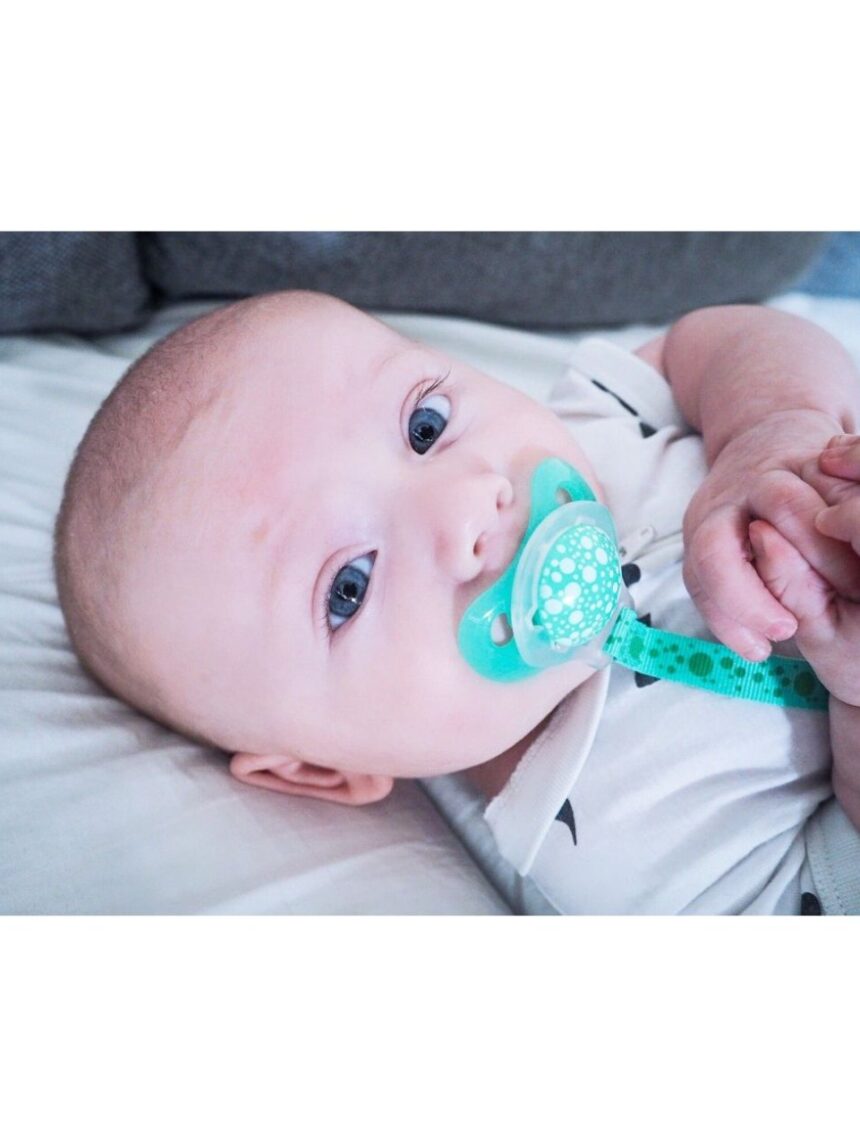 Twistshake σετ 2 πιπίλες 0-6m pastel blue green 32-08-78285 - Twistshake