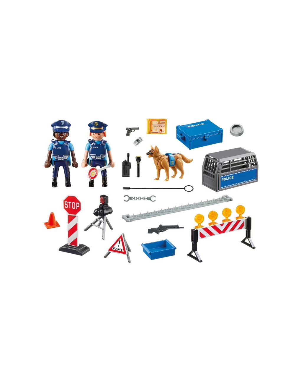 Playmobil city action οδόφραγμα αστυνομίας 6924 - Playmobil, Playmobil City Action