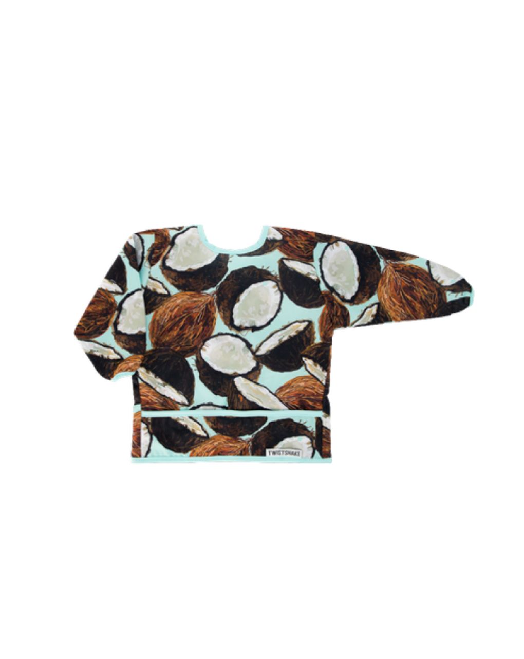 Twistshake μακρυμάνικη σαλιάρα coconut 32-08-78509 - Twistshake