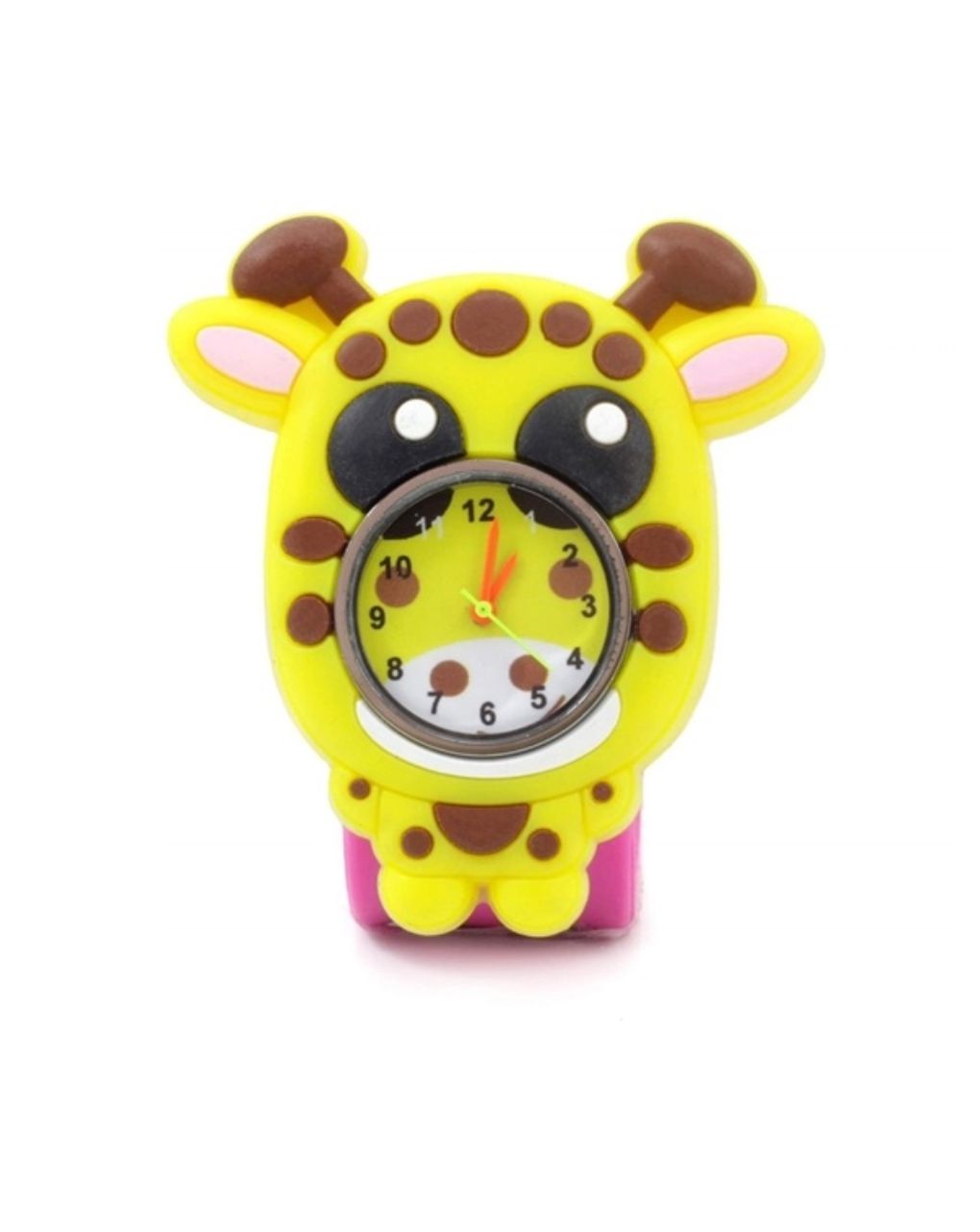 Wacky watches παιδικό ρολόι με λουράκι σιλικόνης slap καμηλοπάρδαλη 14482312 - Wacky Watches