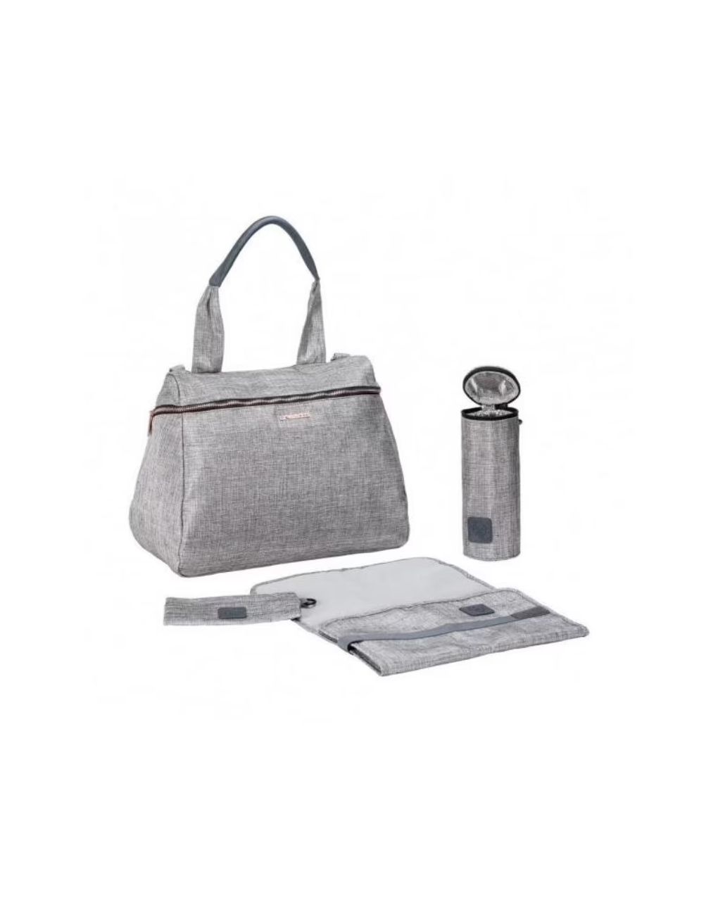 Laessig τσάντα αλλαξιέρα glam rosie bag - anthracite glitter - Lässig