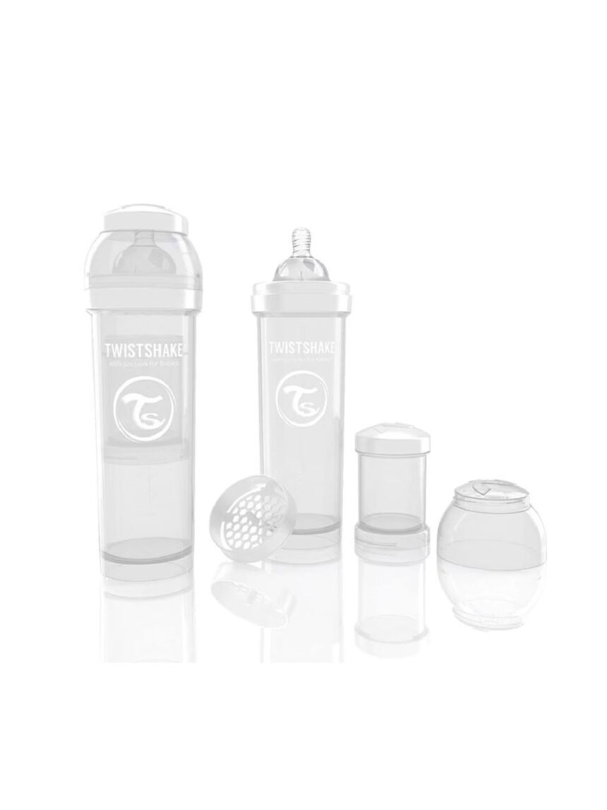 Twistshake μπιμπερό κατά των κολικών 330ml white - Twistshake