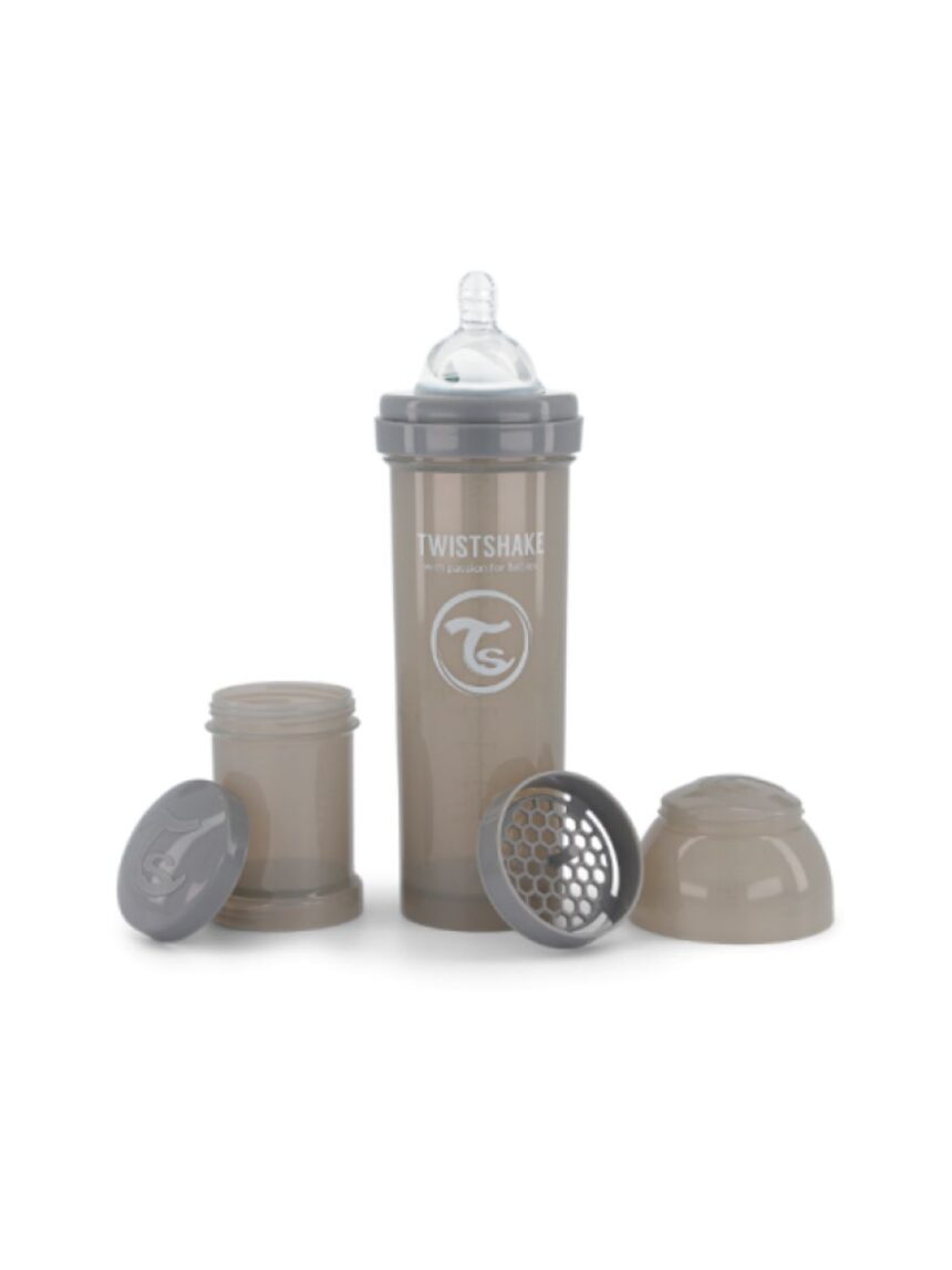 Twistshake μπιμπερό κατά των κολικών 330ml pastel grey 32-08-78266 - Twistshake