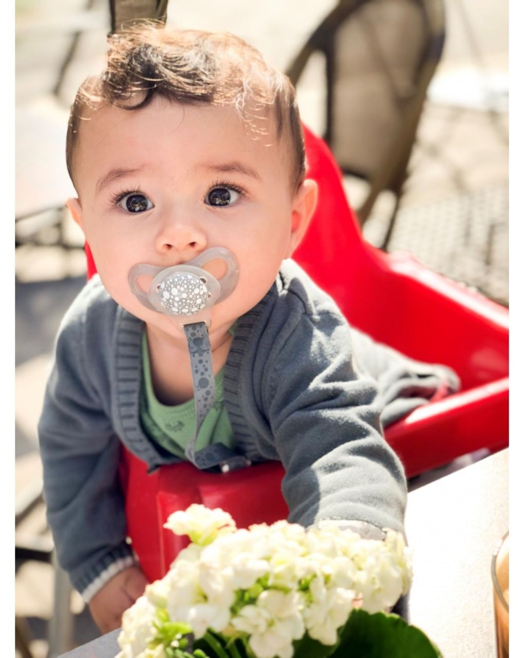 Twistshake κλιπ πιπίλας pastel grey 32-08-78296 - Twistshake