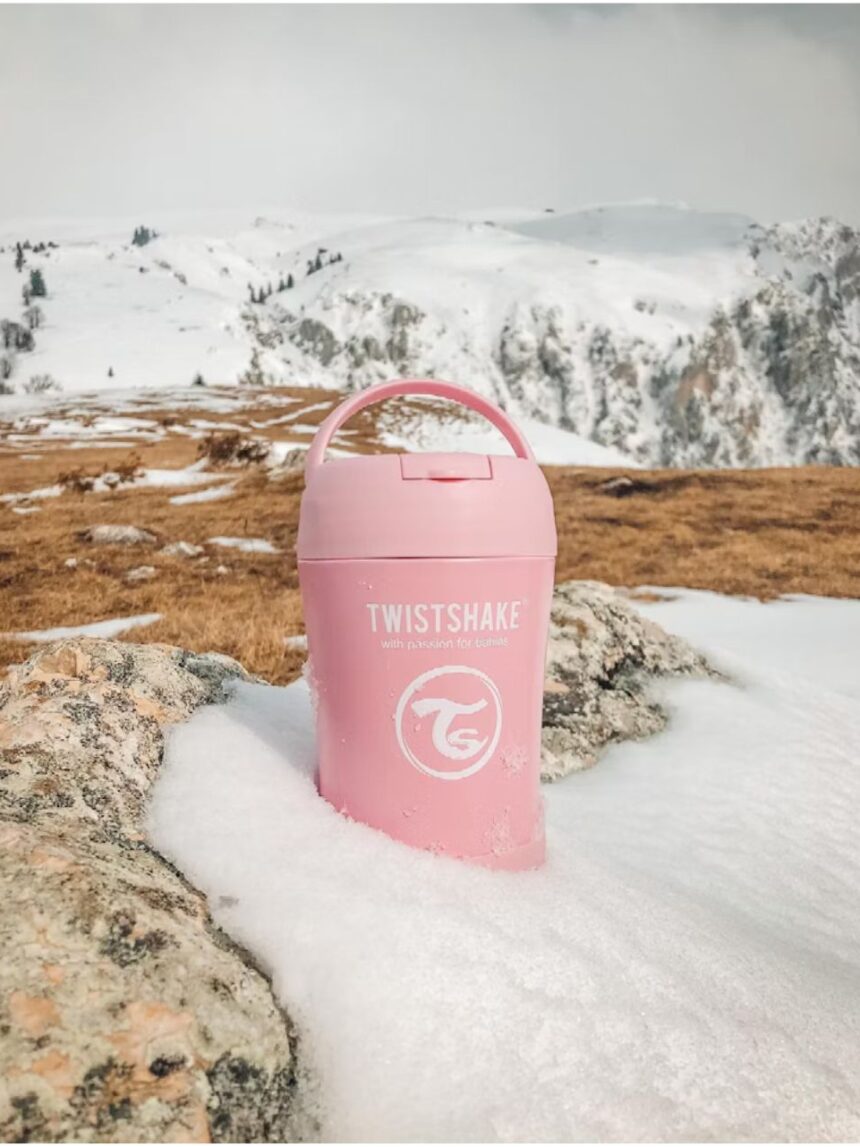 Twistshake ισοθερμικό δοχείο φαγητού 350ml pastel pink 32-08-78749 - Twistshake