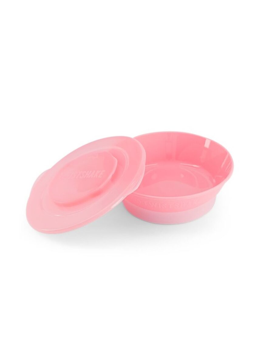 Twistshake μπολ φαγητού αντιολισθητικό 6m+ pastel pink 32-08-78149 - Twistshake