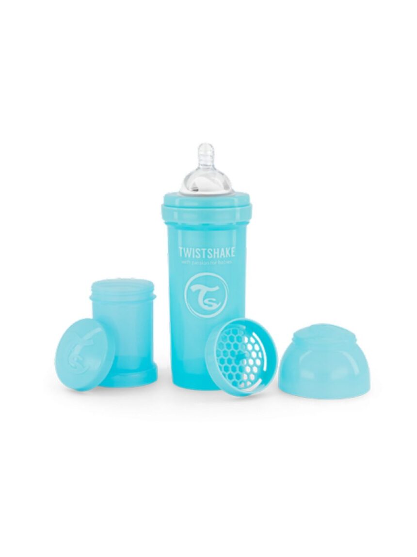 Twistshake μπιμπερό κατά των κολικών 260ml pastel blue 32-08-78256 - Twistshake
