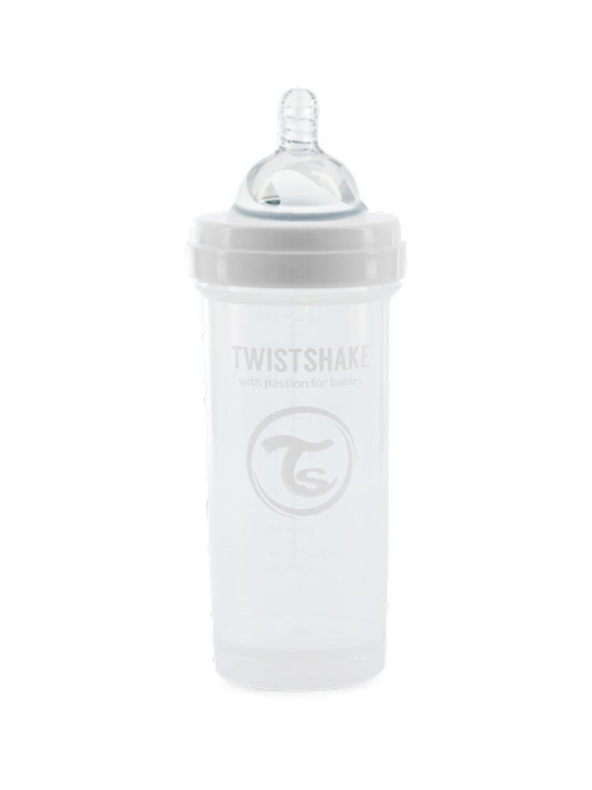 Twistshake μπιμπερό κατά των κολικών 330ml white 32-08-78018 - Twistshake