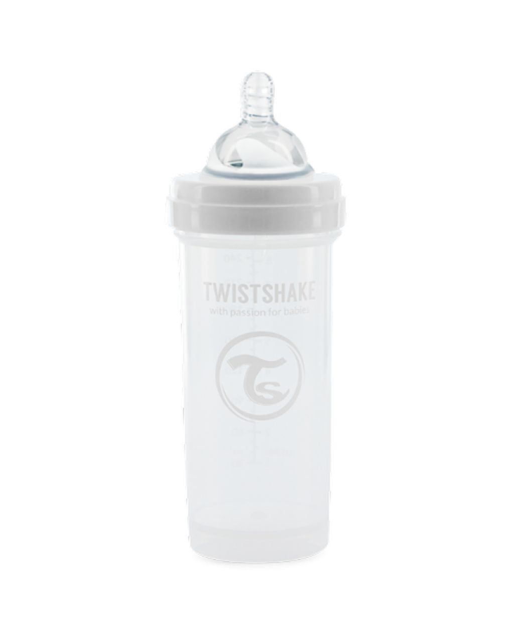 Twistshake μπιμπερό κατά των κολικών 330ml white 32-08-78018 - Twistshake