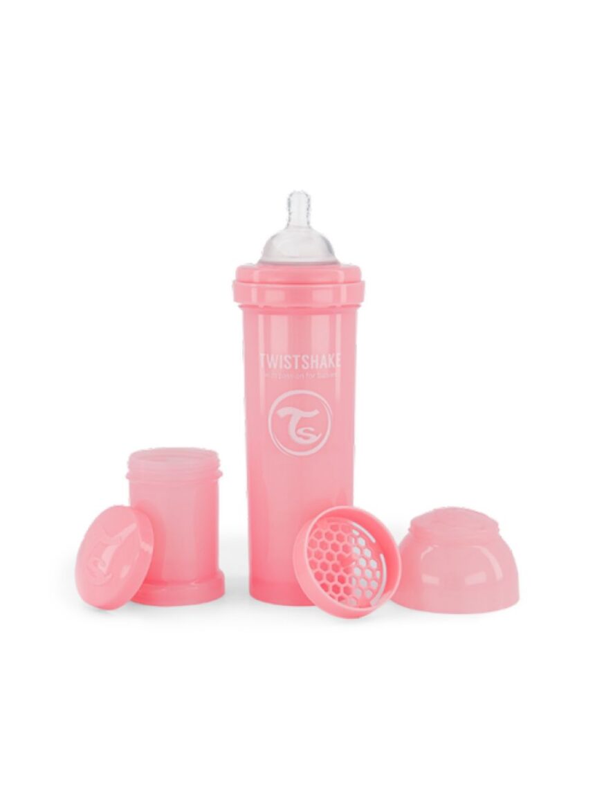 Twistshake μπιμπερό κατά των κολικών 330ml pastel pink 32-08-78261 - Twistshake