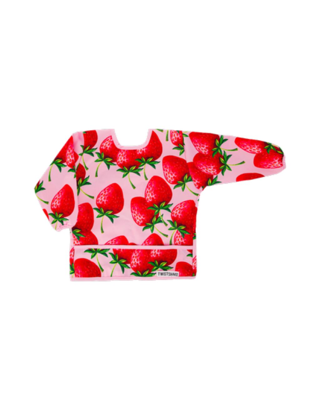 Twistshake μακρυμάνικη σαλιάρα strawberry 32-08-78510 - Twistshake