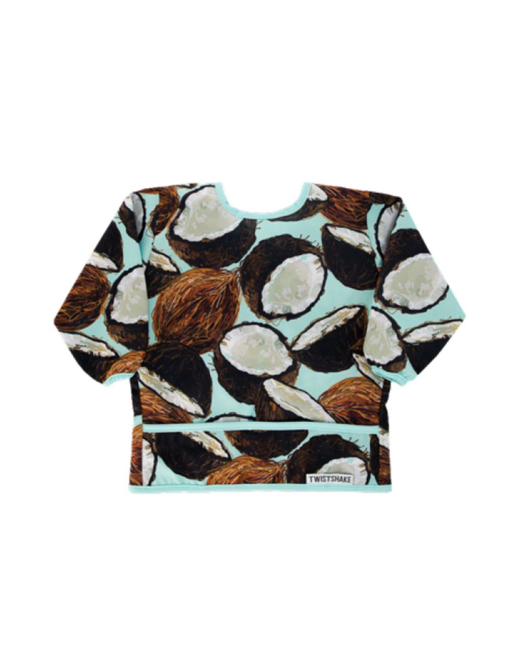 Twistshake μακρυμάνικη σαλιάρα coconut 32-08-78509 - Twistshake