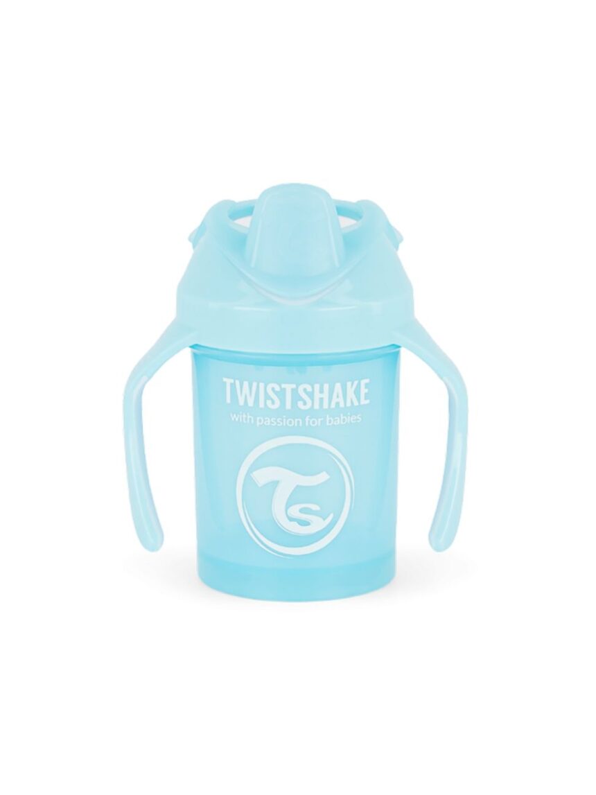 Twistshake κύπελλο mini cup 230ml 4m+ pastel blue με μίξερ φρούτων 32-08-78268 - Twistshake