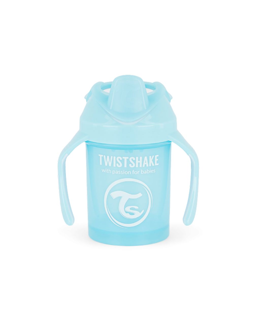 Twistshake κύπελλο mini cup 230ml 4m+ pastel blue με μίξερ φρούτων 32-08-78268
