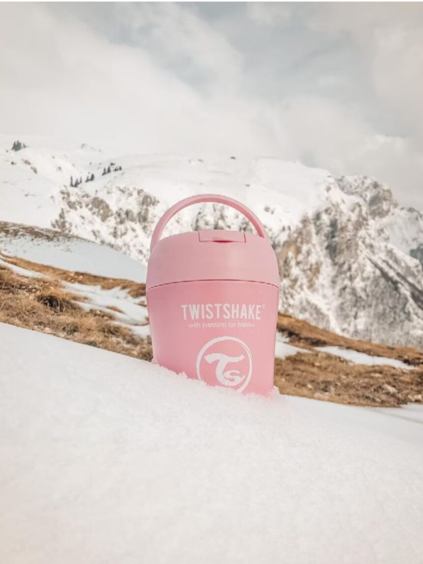 Twistshake ισοθερμικό δοχείο φαγητού 350ml pastel pink 32-08-78749 - Twistshake