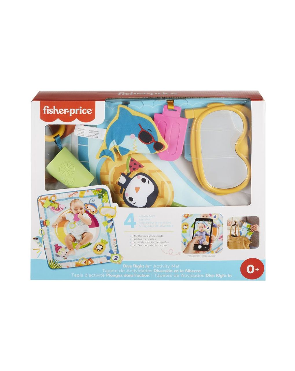 Mattel fisher price μεγάλο πάπλωμα δραστηριοτήτων grr44 - Fisher-Price