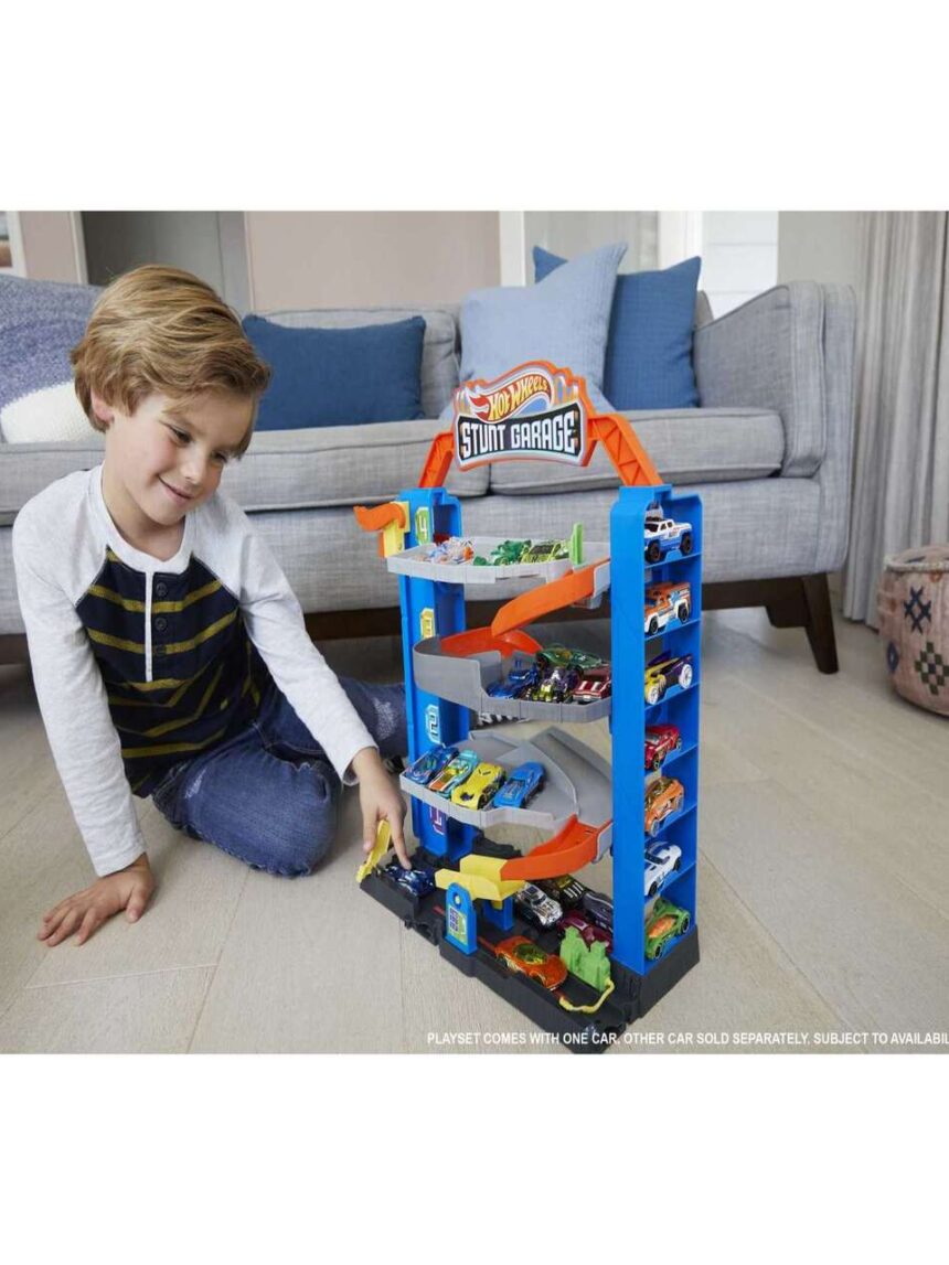 Hot wheels λαμπάδα city stunt γκαράζ play set gnl70 - Hot wheels