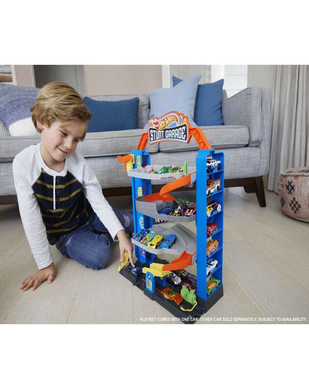 Mattel hot wheels city stunt γκαράζ play set gnl70 - Hot wheels