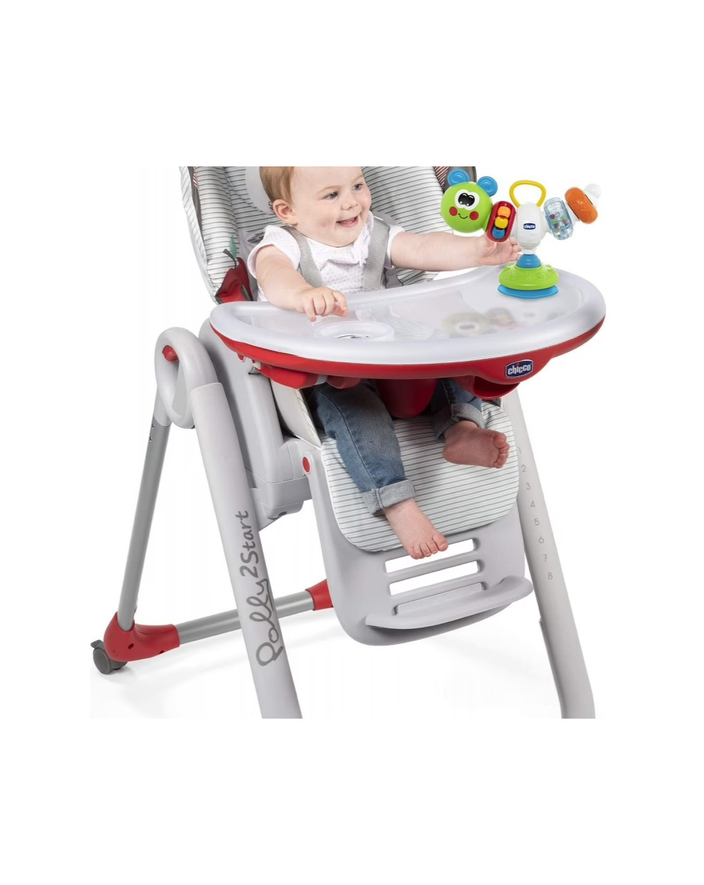 Chicco phil the caterpillar η κάμπια για κάθισμα φαγητού y02-10036-00 - Chicco