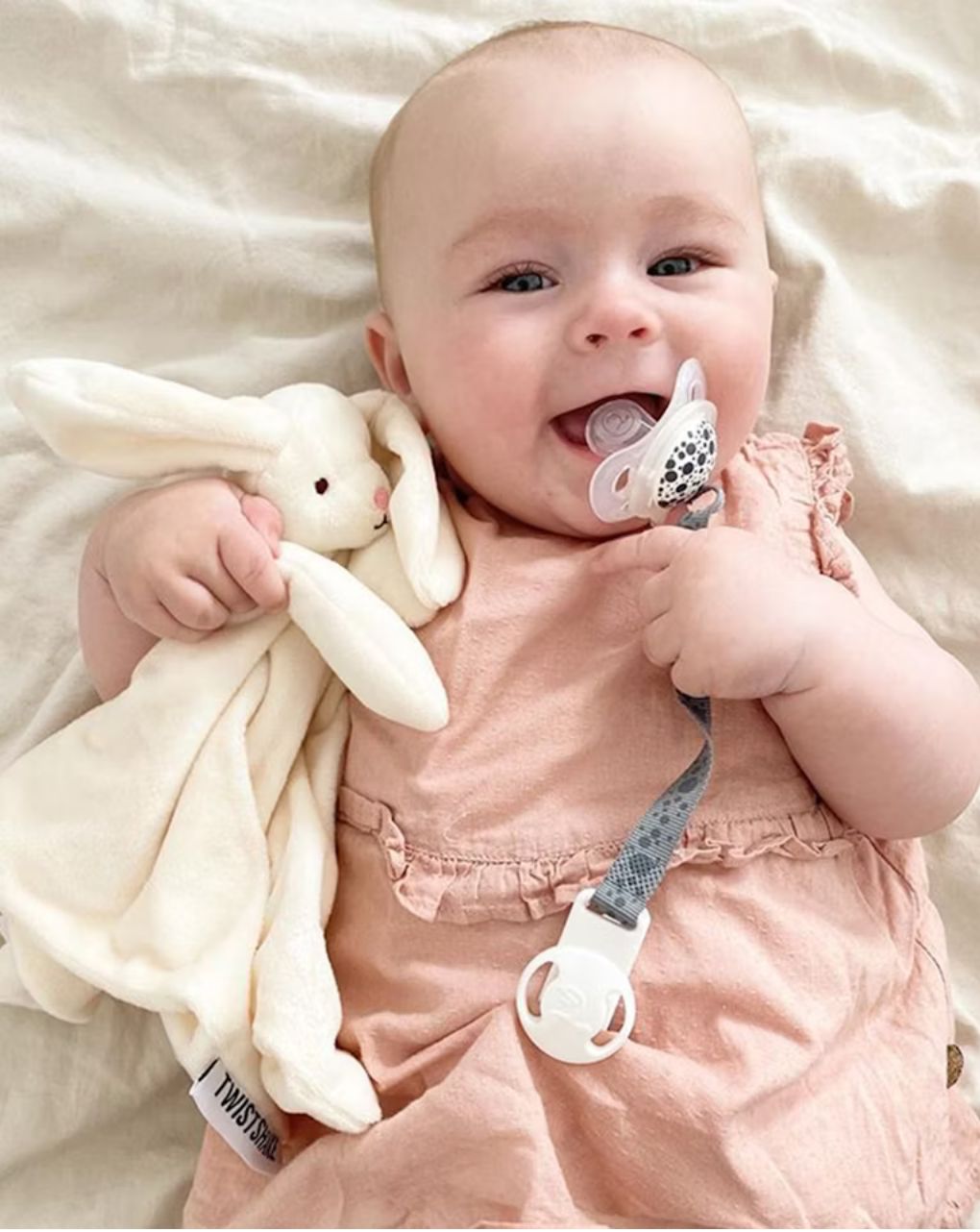 Twistshake κλιπ πιπίλας pastel grey 32-08-78296 - Twistshake